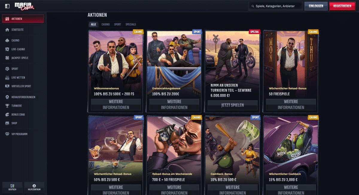 Mafia Casino Online España Tu Destino de Juego Favorito